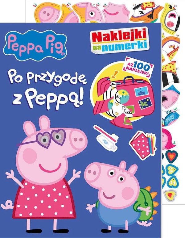 Po przygodę z Peppą Świnka Peppa naklejki na numerki