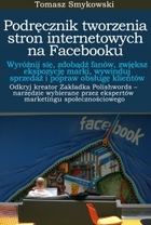 Okładka:Podręcznik tworzenia stron internetowych na Facebooku 