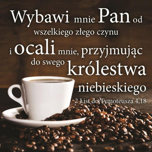 Podstawka korkowa - Wybawi mnie Pan