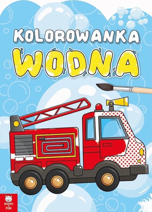 Pojazdy Kolorowanka wodna