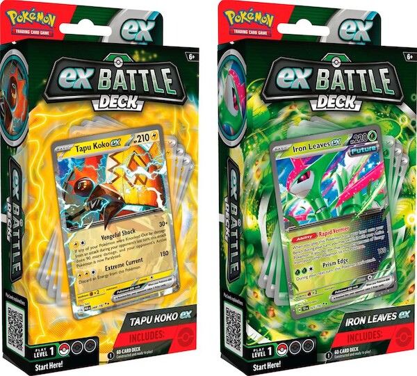 Gra Pokémon TCG: Battle Deck - Tapu Koko ex/Iron Leaves ex Bundle