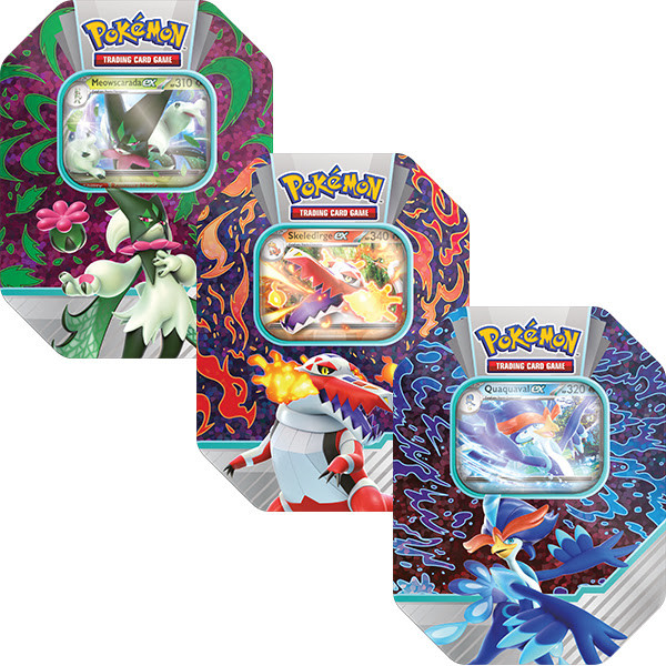 Gra Pokémon TCG: Paldea Partners Tin BUNDLE