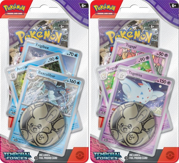 Gra Pokémon TCG: Scarlet & Violet - Temporal Forces - Premium Checklane Blister Box