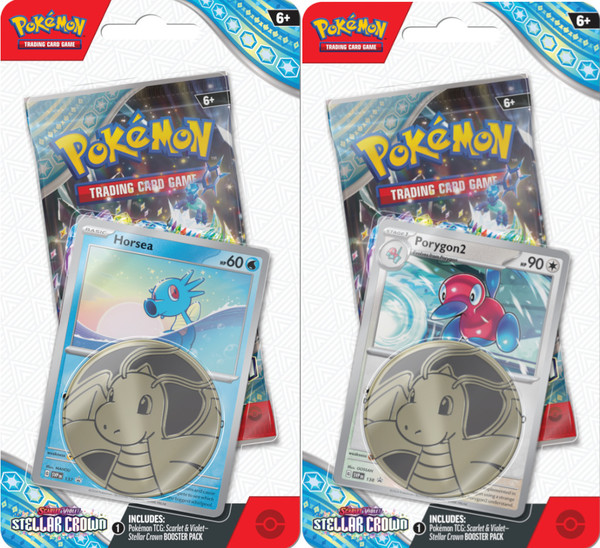 Gra Pokémon TCG: Scarlet & Violet - Stellar Crown - Checklane Blister Box (12)