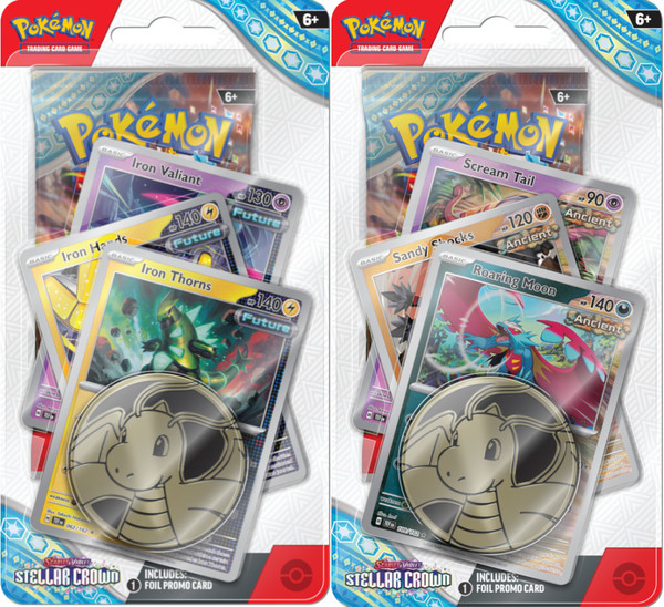 Gra Pokémon TCG: Scarlet & Violet - Stellar Crown - Premium Checklane Blister Box (12)