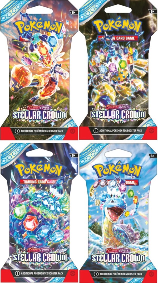 Gra Pokemon TCG Scarlet & Violet Stellar Crowns Sleeved Booster