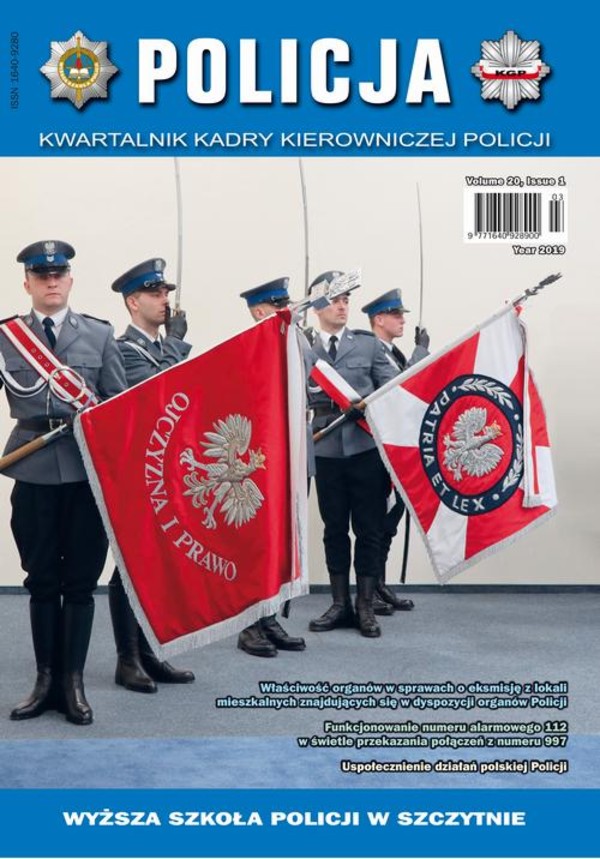 Policja Kawaralnik Kadry Kierowniczej Policji 1/2019 - pdf