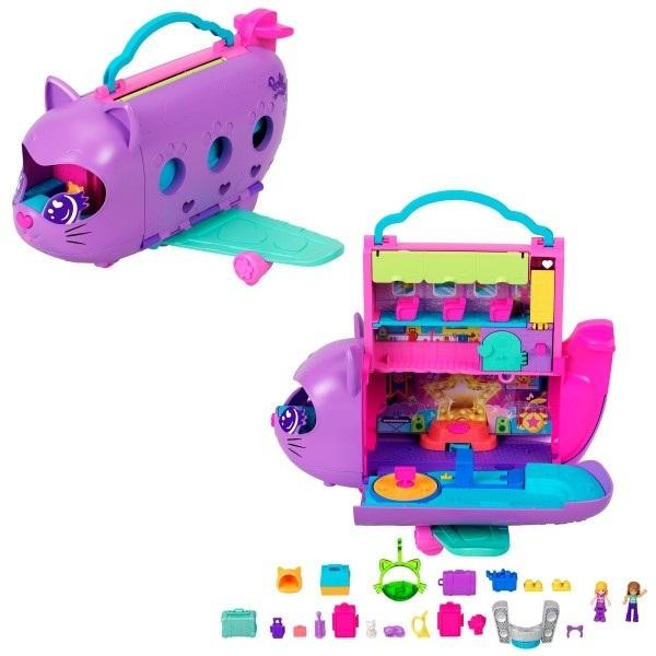 Polly Pocket Kotolot Koci Samolot HWP19