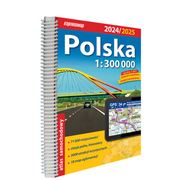 Polska atlas samochodowy 1:300 000