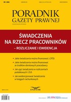 Okładka:Świadczenia na rzecz pracowników – rozliczanie i ewidencja - PGP - PDF 