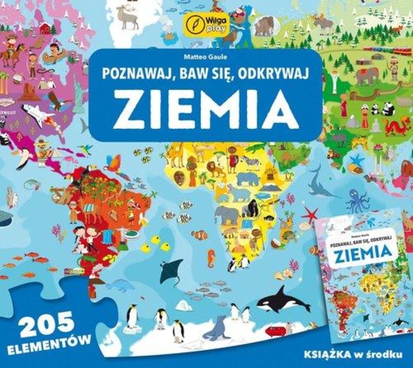 Puzzle + książka Poznawaj, baw się, odkrywaj. Ziemia 205 elementów