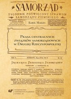 Prasa centralnych związków samorządowych w Drugiej Rzeczypospolitej - pdf
