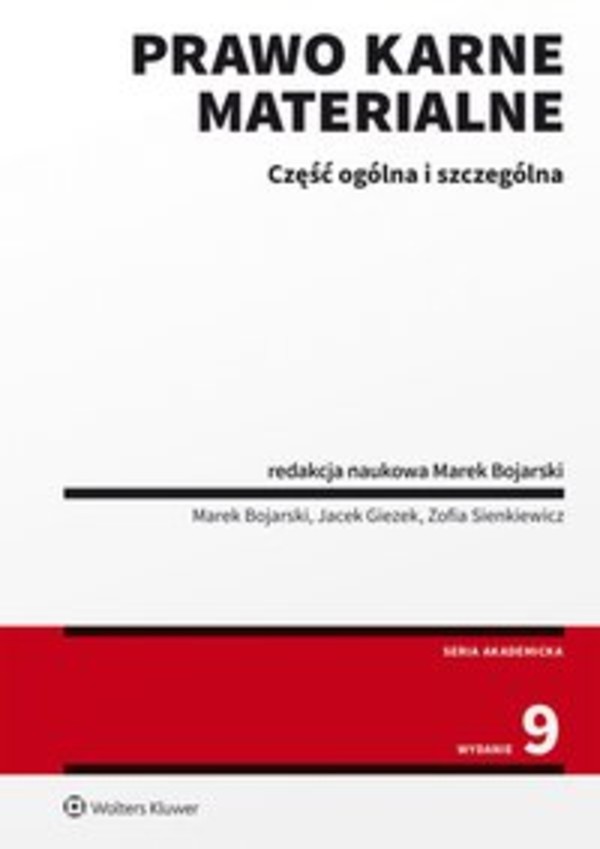 Prawo karne materialne. Część ogólna i szczególna - epub, pdf 9