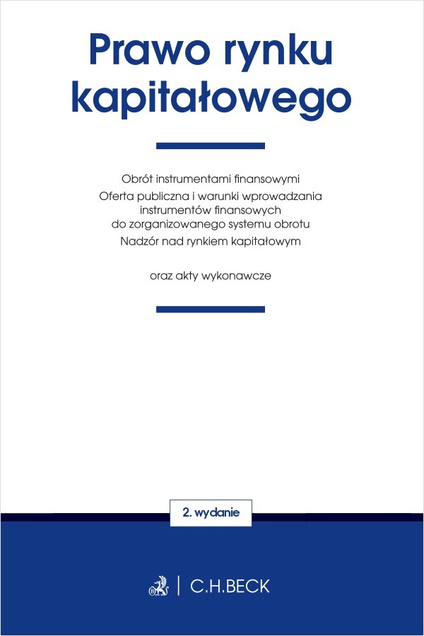 Prawo rynku kapitałowego oraz akty wykonawcze wyd. 2