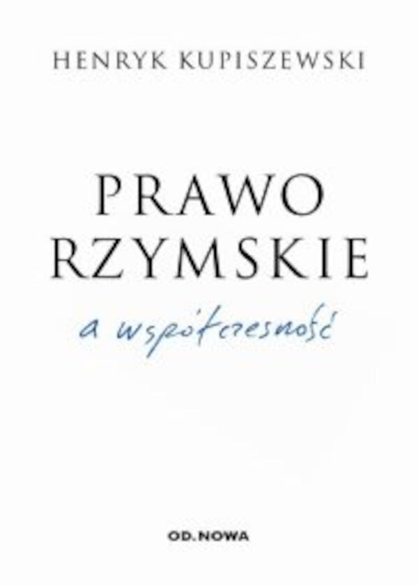 Prawo rzymskie a współczesność - pdf