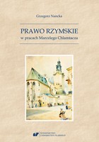 Prawo Rzymskie w pracach Marcelego Chlamtacza - pdf