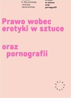 Okładka:Prawo wobec erotyki w sztuce oraz pornografii 