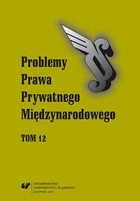 Problemy Prawa Prywatnego Międzynarodowego. T. 12 - pdf