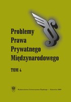 Problemy Prawa Prywatnego Międzynarodowego. T. 4 - pdf