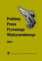 Problemy Prawa Prywatnego Międzynarodowego. T. 7 - pdf