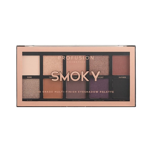 Smoky Paleta 10 cieni do powiek