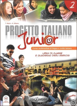 Progetto Italiano Junior 2 Libro di classe e Quaderno degli esercizi Podręcznik z ćwiczeniami + CD