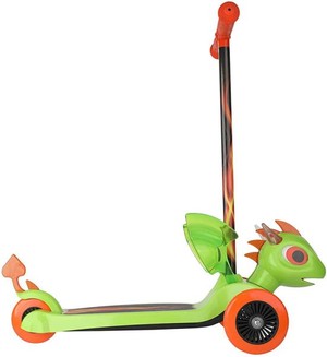 Hulajnoga trójkołowa balansowa 3D Smok / Dragon Scooter