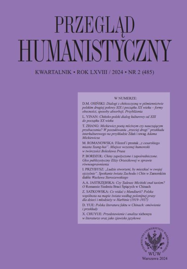 Przegląd Humanistyczny 2024/2 (485) - pdf