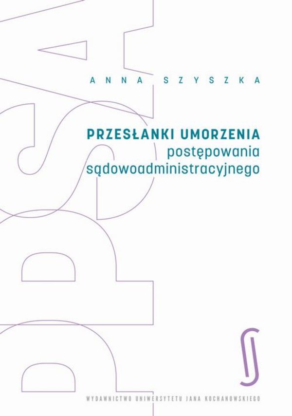 Przesłanki umorzenia postępowania sądowoadministracyjnego - pdf