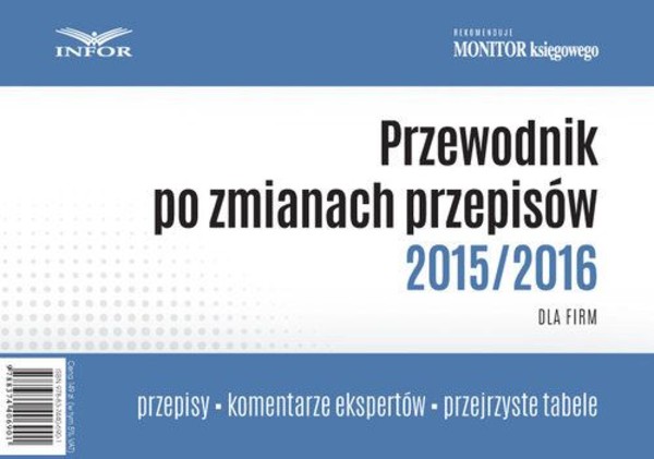 Przewodnik po zmianach rzepisów 2015/2016 dla firm - pdf