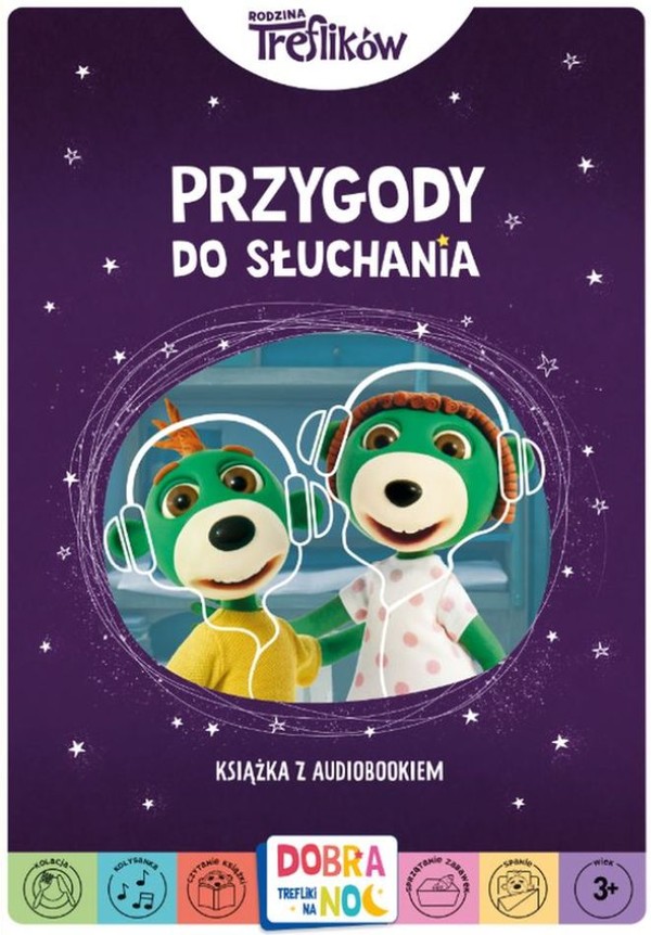 Przygody do słuchania Rodzina Treflików + audiobook Dobranoc, Trefliki na noc