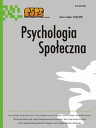 Psychologia Społeczna nr 1(16)/2011 - pdf