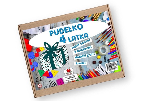 Pudełko 4 latka. Zestaw edukacyjny