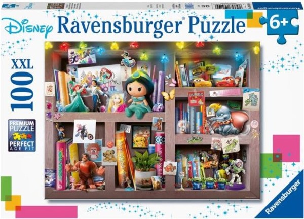 Puzzle XXL Disney bohaterowie 100 elementów