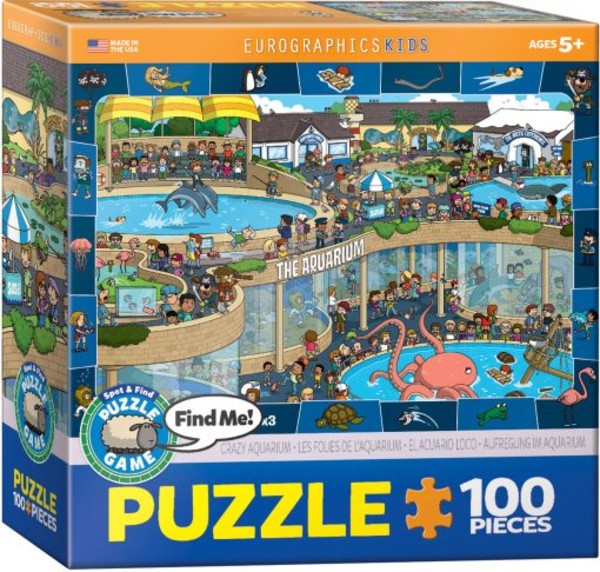 Puzzle Szalone akwarium 100 elementów