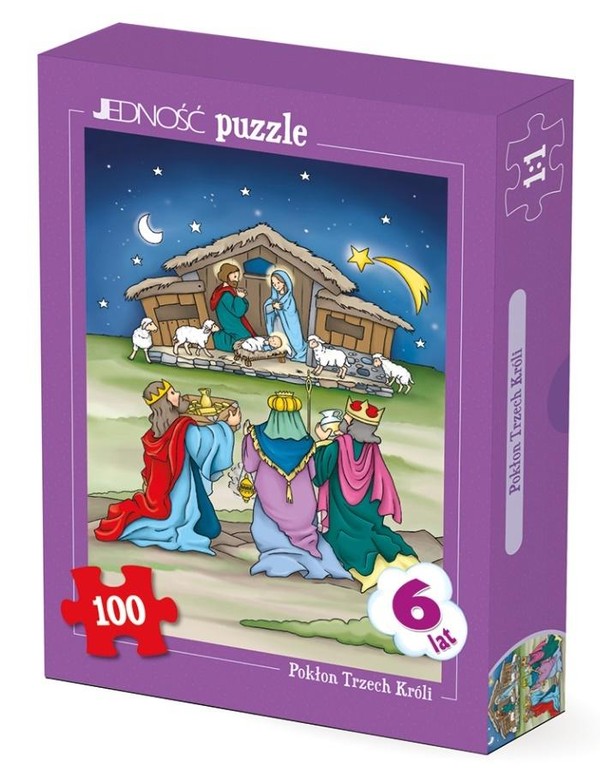 Puzzle Pokłon Trzech Króli 100 elementów