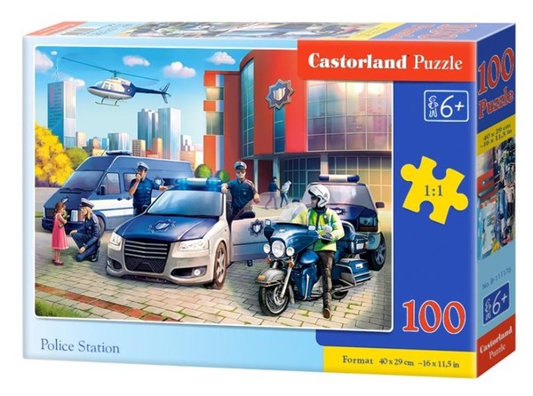 Puzzle Posterunek policji 100 elementów