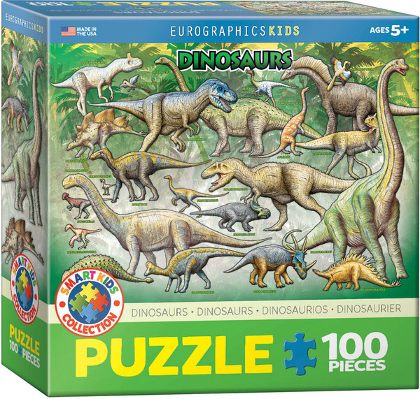 Puzzle Smartkids Dinozaury 100 elementów