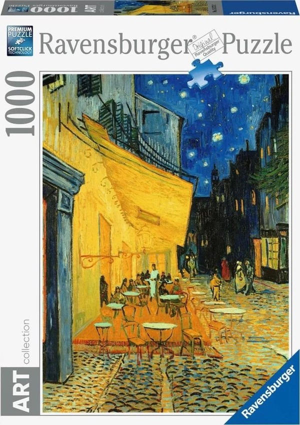 Puzzle Taras kawiarni w nocy, Vincent Van Gogh 1000 elementów