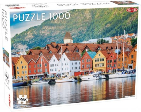 Puzzle Port w Bergen 1000 elementów