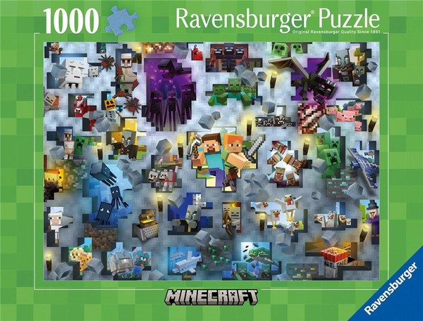 Puzzle Challenge Minecraft 1000 elementów