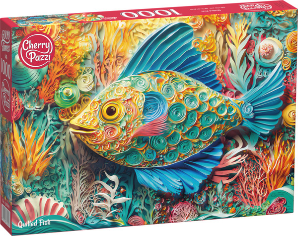 Puzzle Quilled Fish 1000 elementów