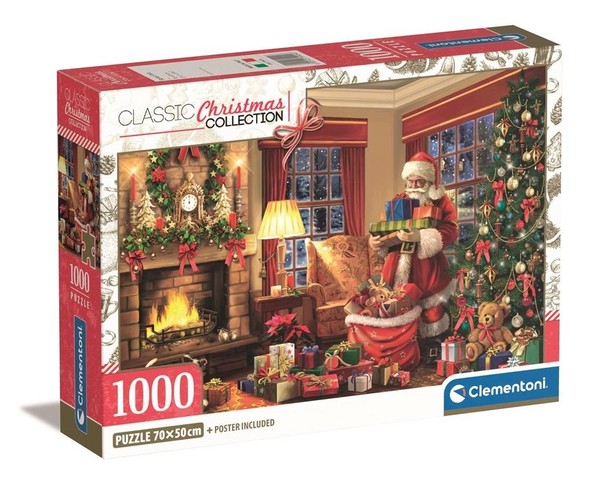 Puzzle Compact Christmas Collection 1000 elementów