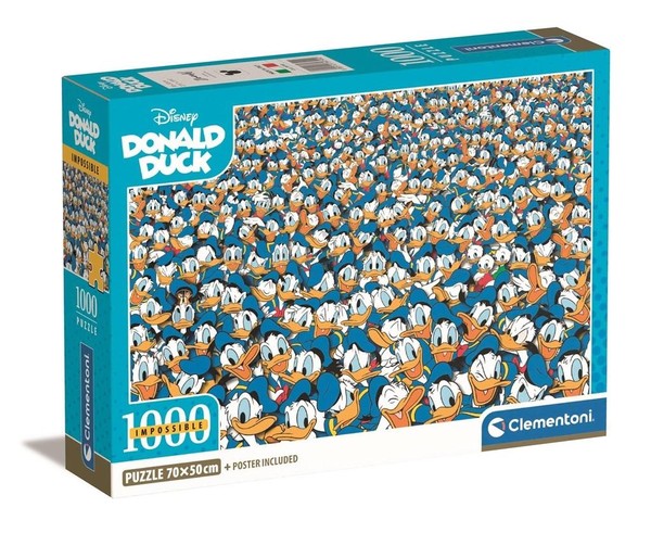 Puzzle Compact Impossible Puzzle! Donald Duck 1000 elementów