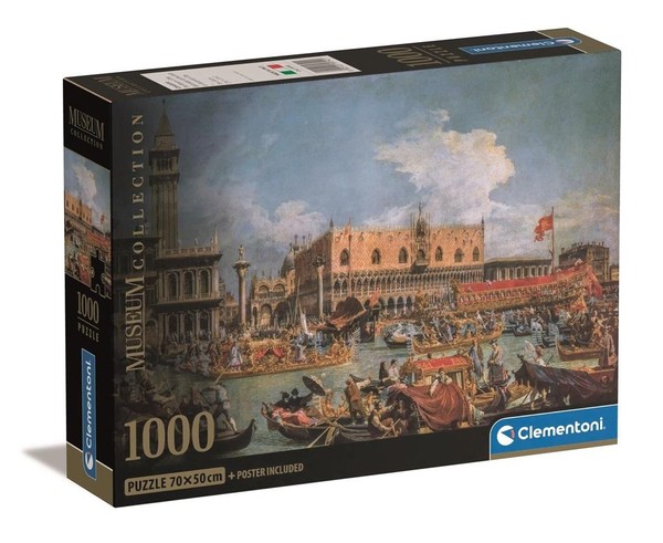 Puzzle Compact Museum Collection Pałac Dożów, Canaletto 1000 elementów
