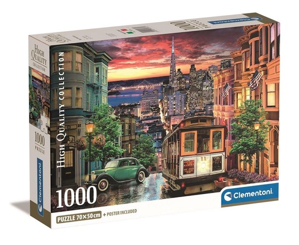 Puzzle Compact San Francisco 1000 elementów