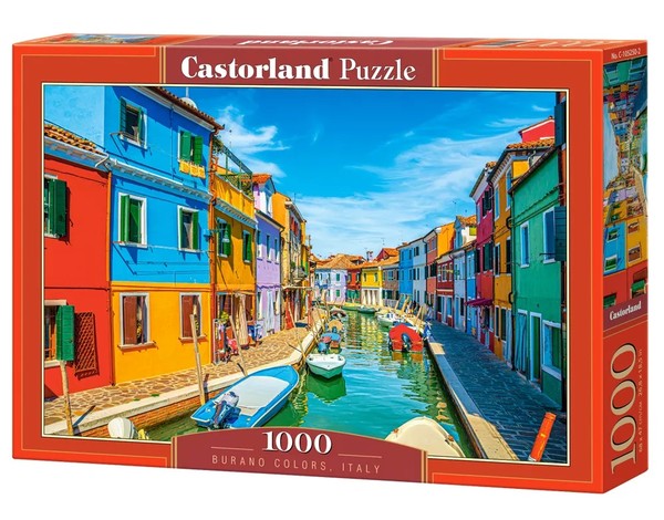 Puzzle Kolory Burano Włochy 1000 elementów