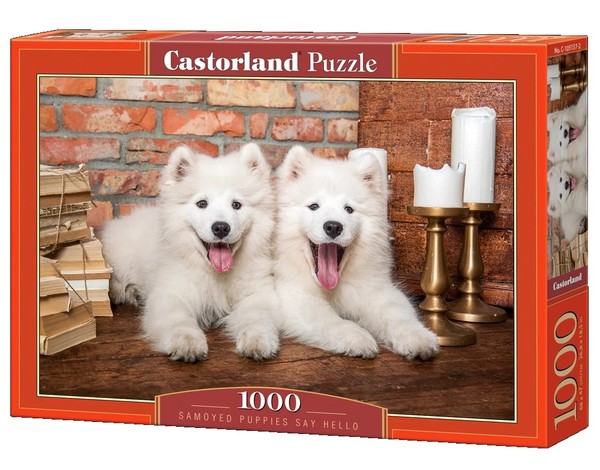 Puzzle Szczeniaki Samoyeda 1000 elementów