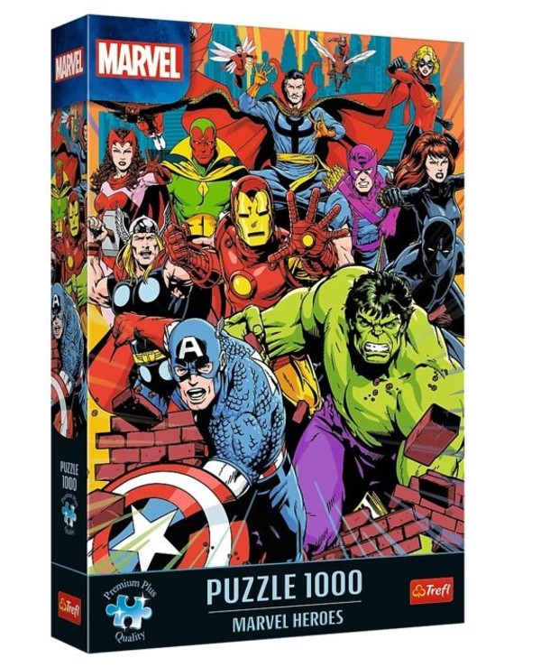 Puzzle Premium Plus Quality Marvel Heroes 1000 elementów