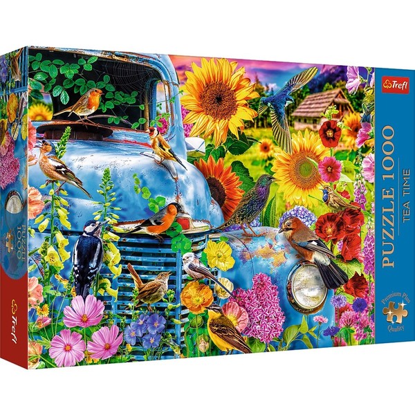 Puzzle Premium Plus Quality Wiejska Sielanka: Śpiewające ptaki 1000 elementów